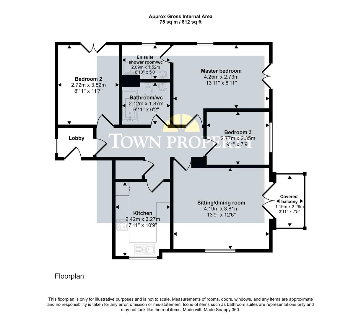 Property Details for Santa Cruz Drive Eastbourne BN23 5TA Town